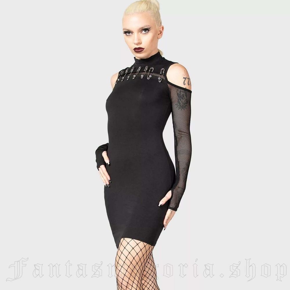 Killstar‎ zazzel long sleeve cold shoulder rerss